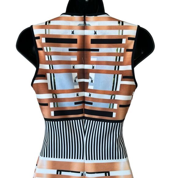 Clover Canyon Digital Print Fitted Scuba Dress - Picture 10 of 12